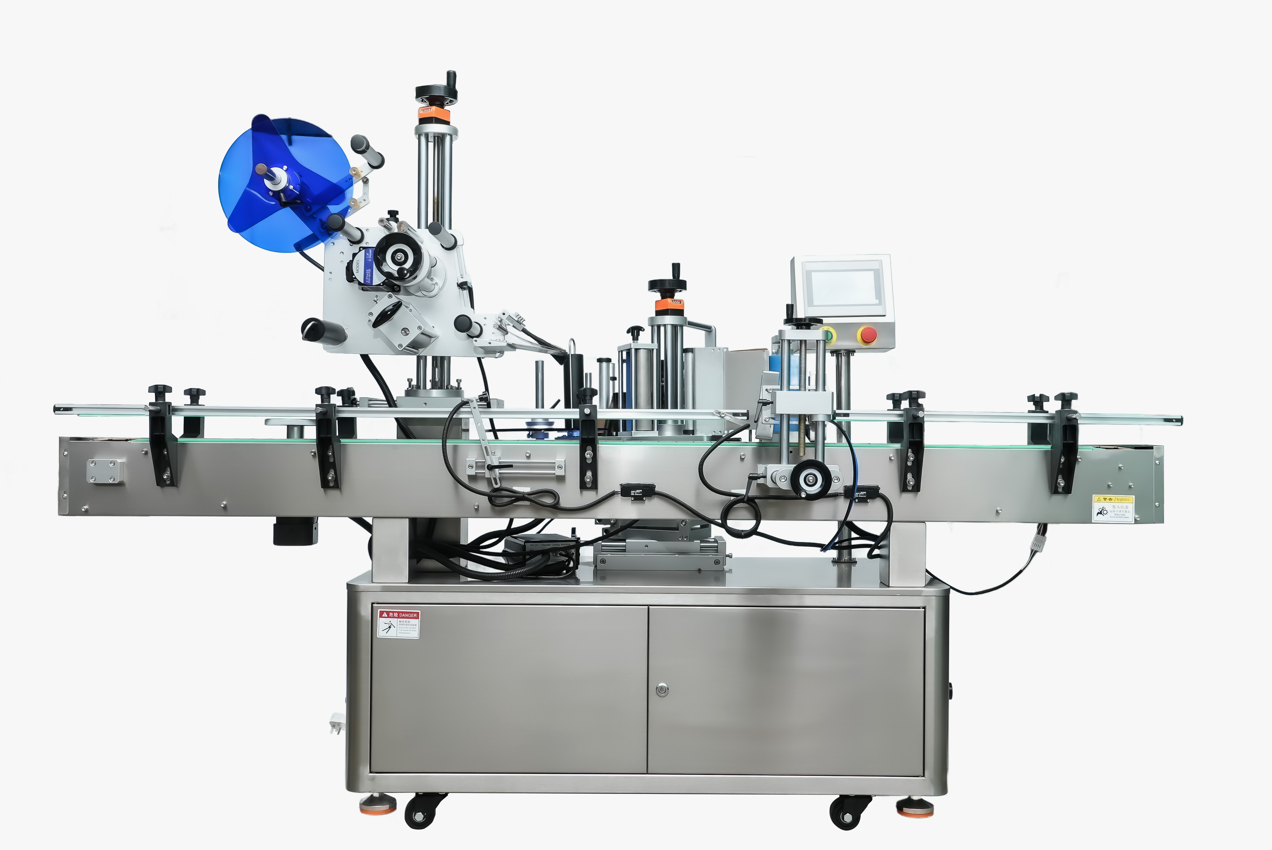 全自動(dòng)上平面+定位圓瓶貼標(biāo)機(jī)